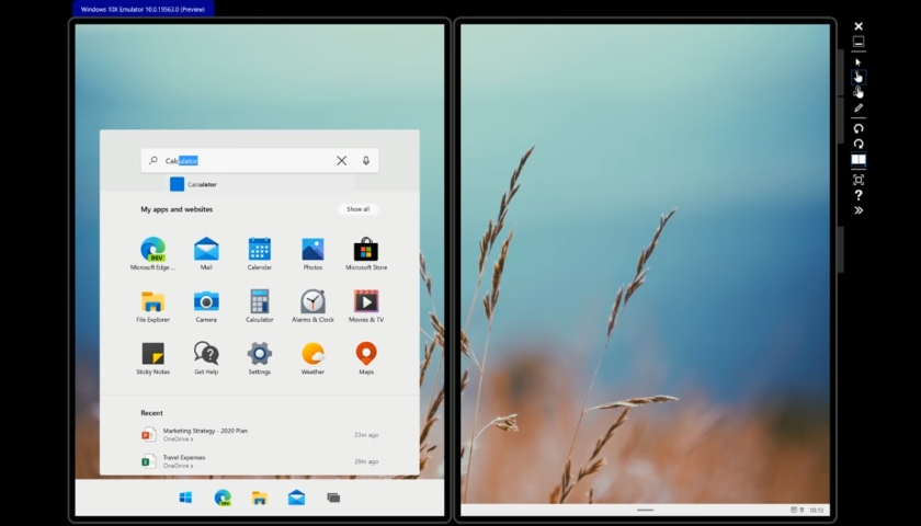 Windows 10X Preview