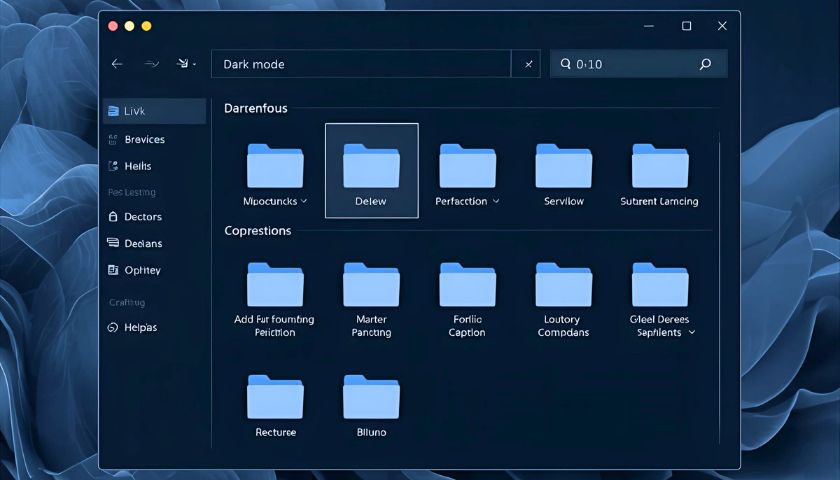 Prieskumník Windows 11 sa dočkal tmavých okien