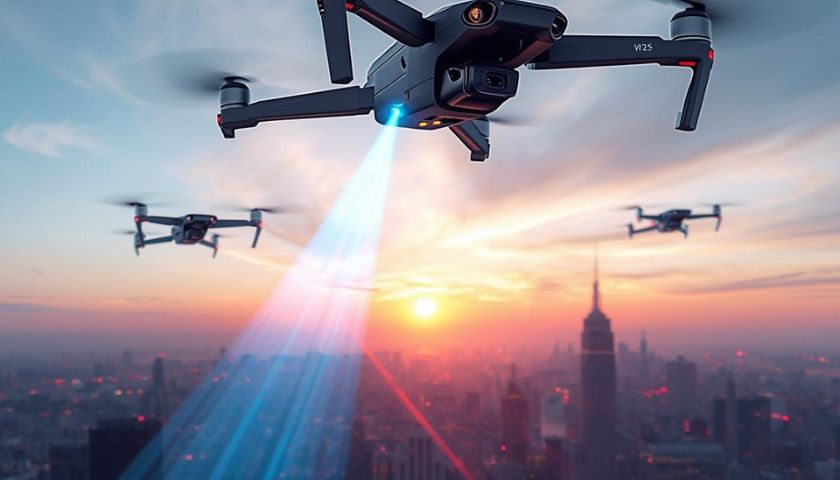 PowerLight sľubuje bezdrôtové dobíjanie dronov laserom počas letu