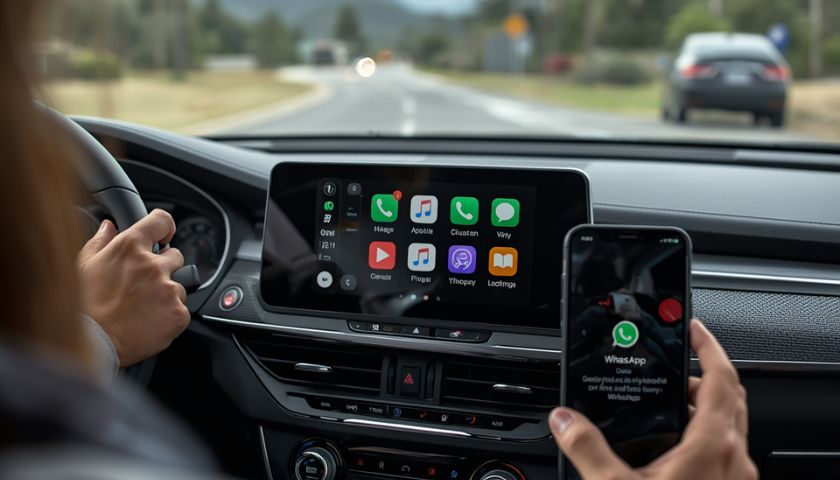 Apple CarPlay dostáva nové aplikácie Google Meet, ChatGPT aj WhatsApp
