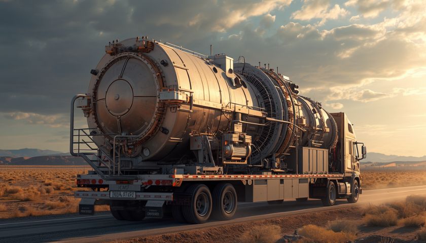 Mobilný jadrový reaktor na nákladnom aute zabezpečí dostatok energie aj desiatky rokov